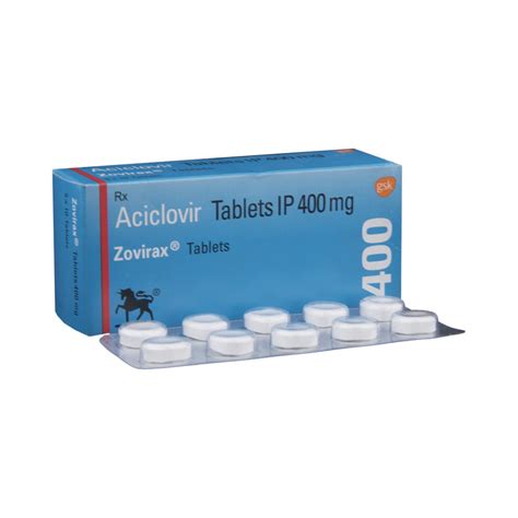 Zovirax 400 Aciclovir Tablets 400 Mg Online At Best Price