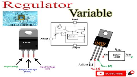 How To Make A Voltage Regulator Power Supply Lm317 Lm337 Youtube