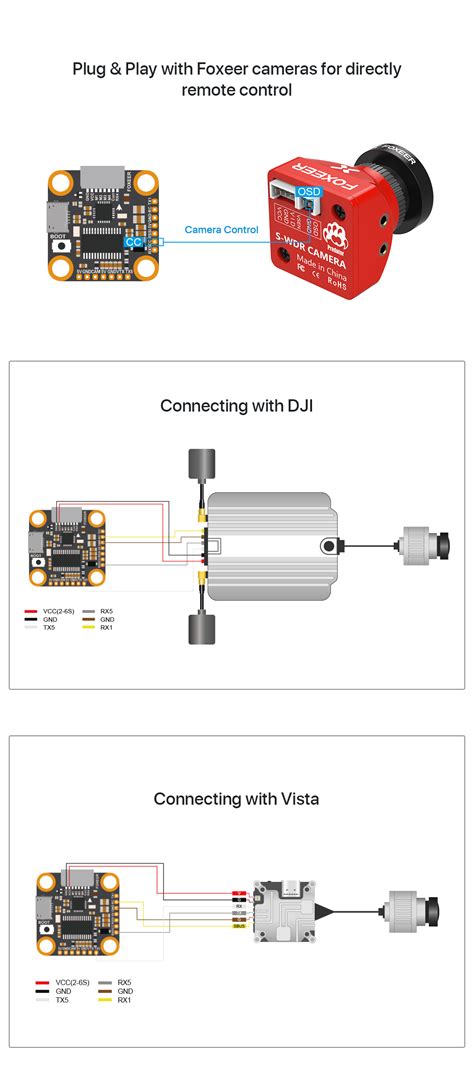 Foxeer F722 V3 Mini Flight Controller 20*20mm BetaFlight