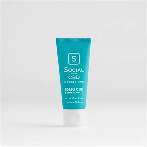 Social Cbd Mini Muscle Rub 50mg