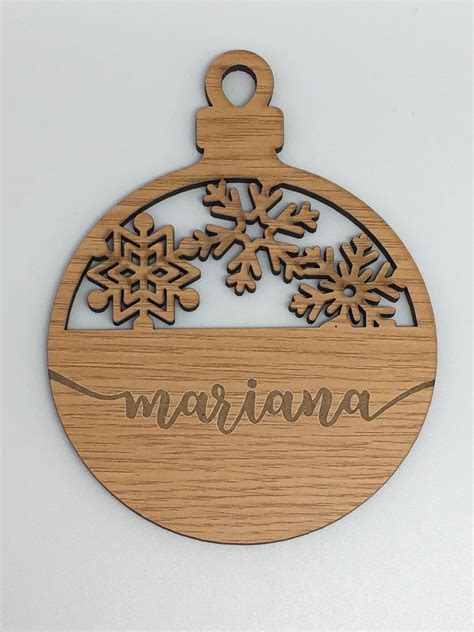 Bola Natal Mdf Personalizada Partyval