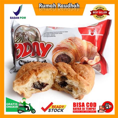 Jual Elvan Today Croissant Rasa Hazelnut Roti Khas Arab Shopee