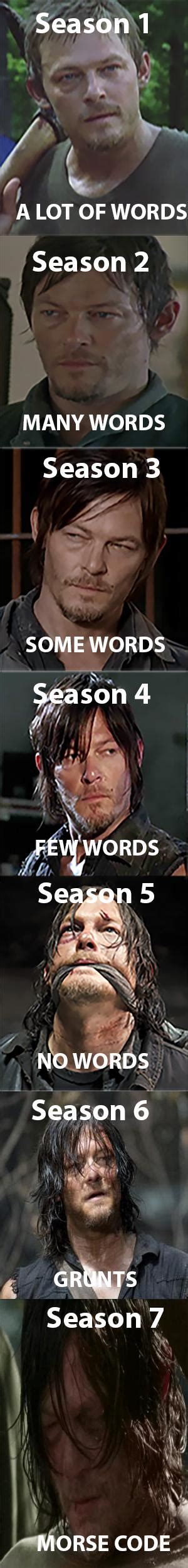 Evolution Of Daryl Dixon R Thewalkingdead