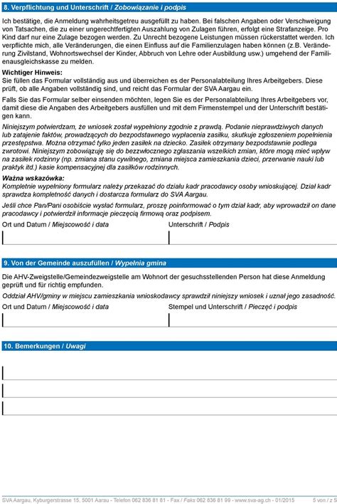 Anmeldung Familienzulagen für landwirtschaftliche Arbeitnehmende