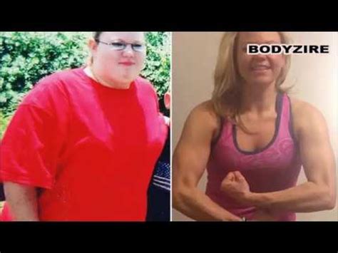 Obese To Fit Muscular Body Transformation Women Motivation Before And