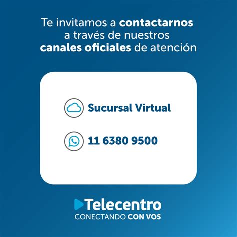 Telecentro Ayuda on Twitter Información importante Si tenés