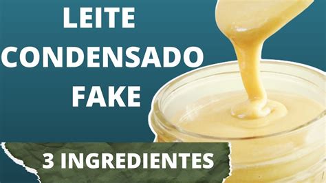 Receita F Cil De Leite Condensado Caseiro Fake Fit Lowcarb N O