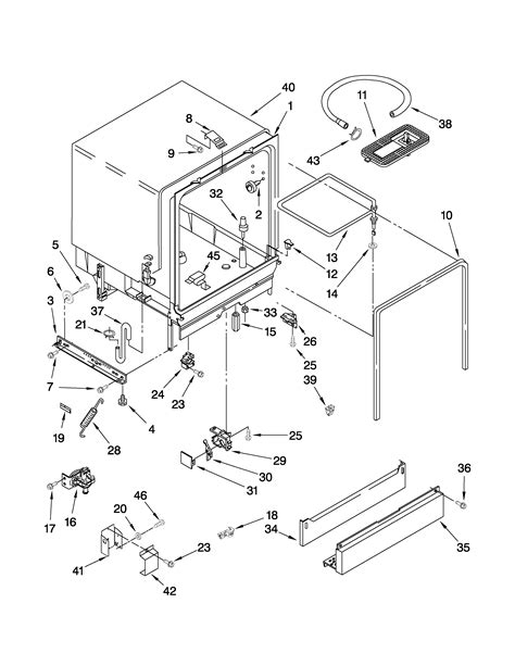 Kenmore 665 Dishwasher Parts Diagram