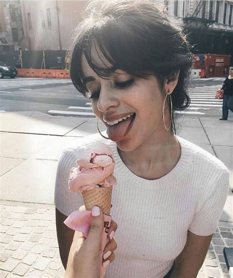 Camila Cabello Eating Ice Cream Camila Cabello Real Friends Ughh