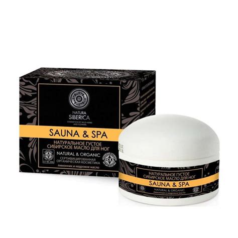 Масло для ног Natura Siberica Sauna Spa густое 120 мл купить по цене ...