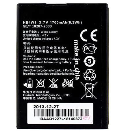 Hb W Battery Batterie Gb T For Huawei Ascend G G G