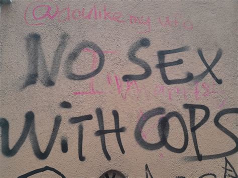 Radical Graffiti On Twitter No Sex With Cops Seen In Rome