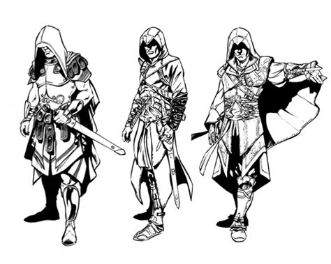 Dibujo Para Colorear De Assassins Creed 52372