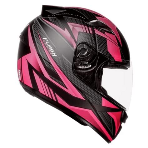 Capacete Ebf New Spark Flash RosaEBFNew Spark Flash ROS