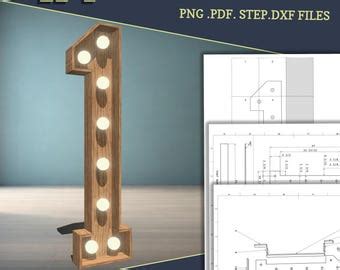 4ft DIY Marquee Plans Letters And Numbers A Z 0 9 Light Up Letter