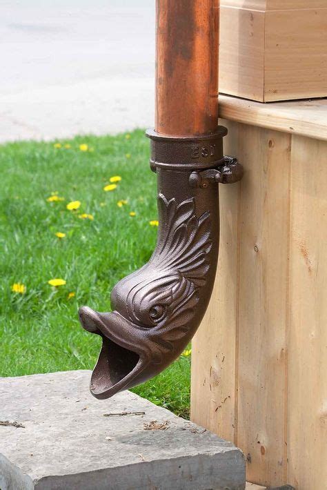 21 Fancy Rain Spout ideas | rain chain, downspout, spout