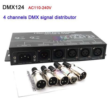 Dmx Channels Dmx Led Amplifier Splitter Ch Dmx Signal Repeater