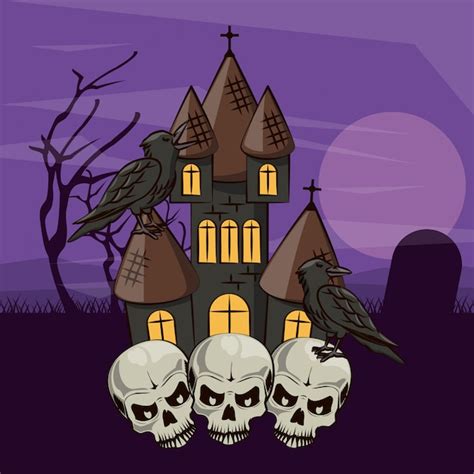 Premium Vector Halloween Scary Cartoons