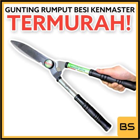 Jual KENMASTER Gunting Rumput Besi Tajam Alat Berkebun Gunting Ranting