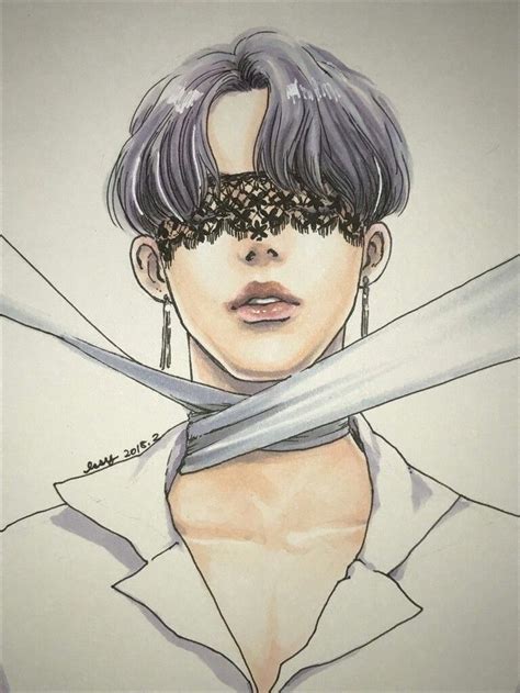 Pin By Yan Dafu On All Jimin Fanart Fan Art Bts Drawings