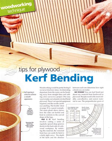 Kerf Bending • Woodarchivist