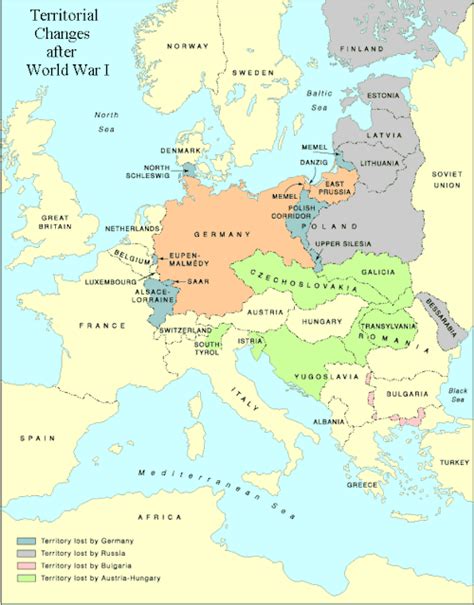 European Map Pre Ww2