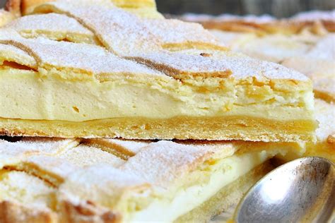 Crostata Con Crema Pasticcera Allacqua Buona Come Quella Classica