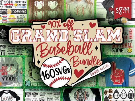 Grand Slam Baseball Bundle - So Fontsy