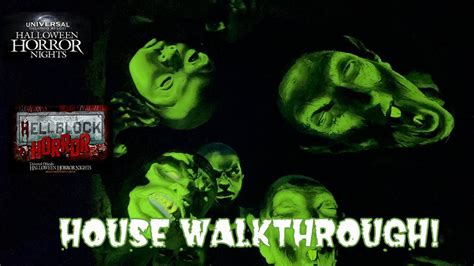 Hellblock Horror House Walkthrough Horror Nights Orlando Youtube