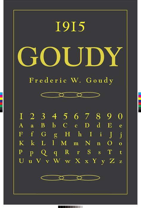 Goudy Poster on Behance