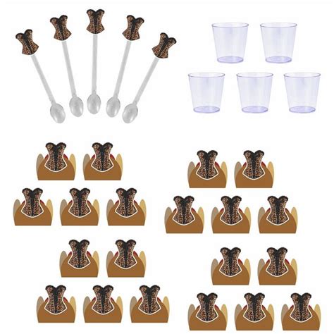 Forminhas Colheres Copinhos Ch De Lingerie Oncinha