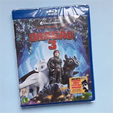 Como Treinar Seu Dragão blu ray LACRADO Shopee Brasil