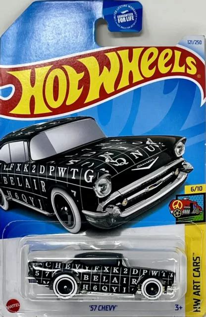 Hot Wheels Mainline Hw Art Cars Chevy Noir Eur