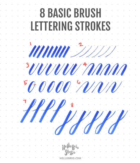 Calligraphy Basic Strokes Worksheet Calligraphy And Art