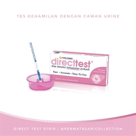 Jual Tes Hamil Direct Test Directtest Hcg Strip Pregnancy Testpack