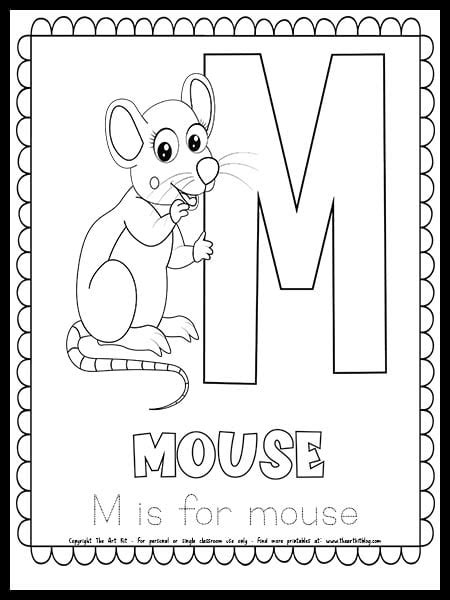 Free Printable Letter M Coloring Sheets