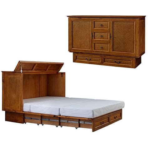 Arason Kingston Cabinet Bed Cabinet Murphy Beds