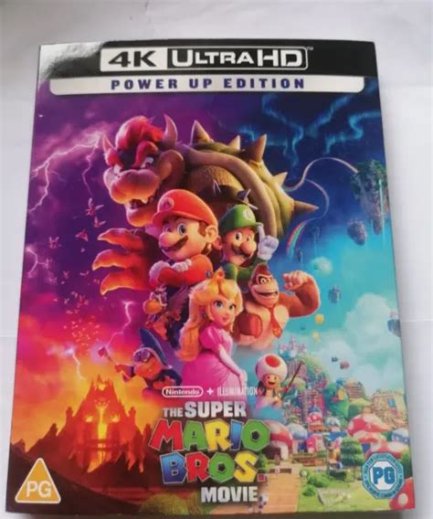 K Ultra Hd Blu Ray Power Up Edition Super Mario Bros Movie Brand New