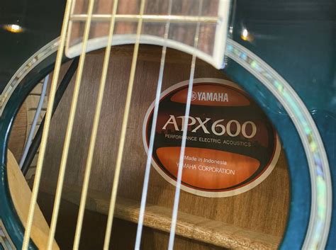 Yamaha APX600 Acoustic-Electric Guitar, Oriental Blue Burst | Anson Music Malaysia