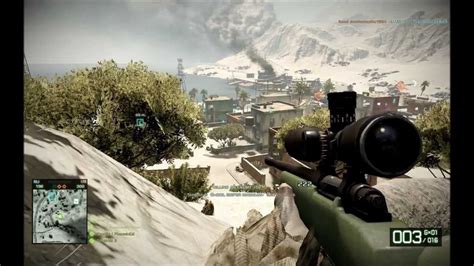 Battlefield Bad Company Sniper Gameplay Youtube