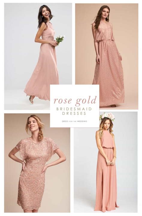 Rose Gold Bridesmaid Dress