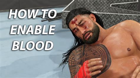 WWE 2K23 How To Enable Blood YouTube