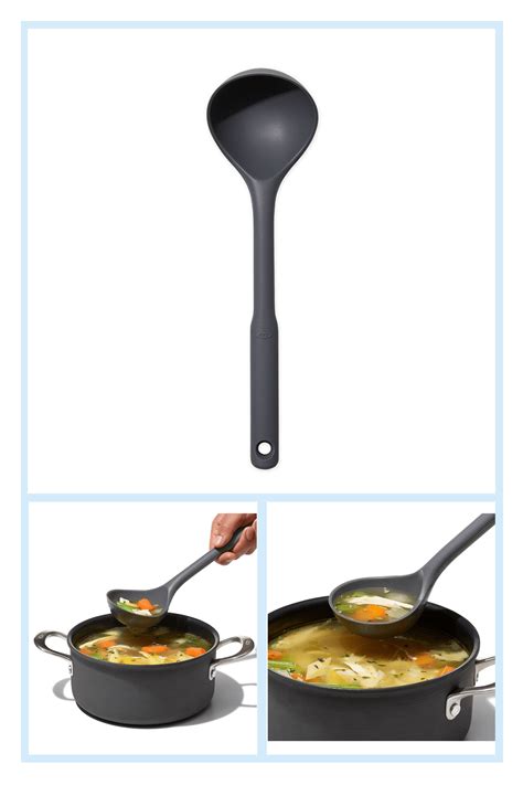 Oxo Good Grips® Grey Silicone Ladle Bed Bath And Beyond Cookware And