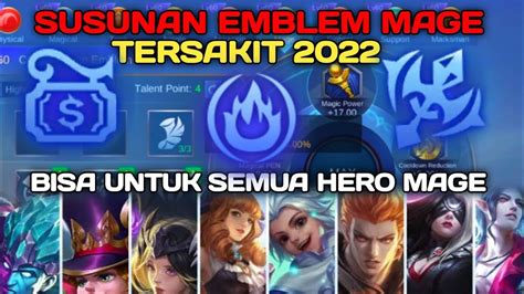 TERBARU CARA SETTING EMBLEM MAGE TERSAKIT 2022 EMBLEM MAGE YouTube