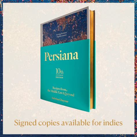 Persiana 10th Anniversary Edition Signed Copy Booka Bookshop