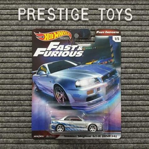 Promo Hotwheels Hot Wheels Nissan Skyline Gt R Bnr Fast Furious Diskon Di Seller Indah