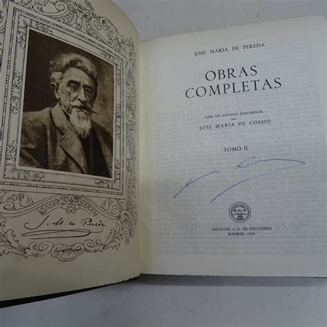 Obras Completas By Pereda Jos Mar A De Librer A J Cintas