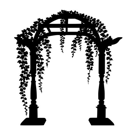 Vine Covered Arch Svg File Perfect For Cricut Silhouette And Laser