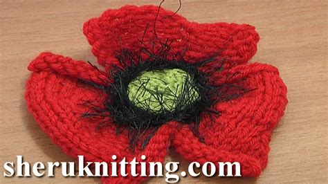 Free Poppy Flower Knitting Pattern At Tracy Pogue Blog