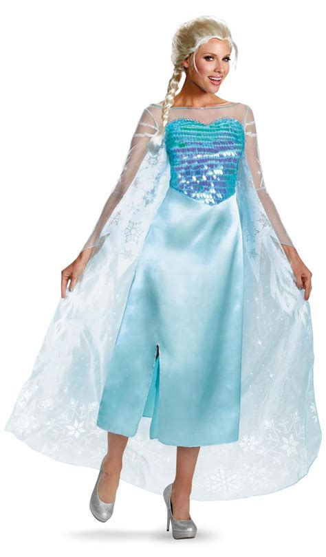 Disney Frozen Elsa Deluxe Adult Costume Thepartyworks